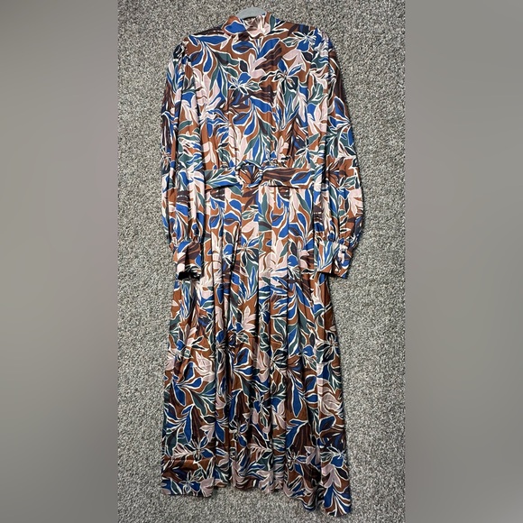 NWT Alexia Admore Safiya Long Sleeve Belted Fit & Flare Dress Size 14 - Picture 4 of 7